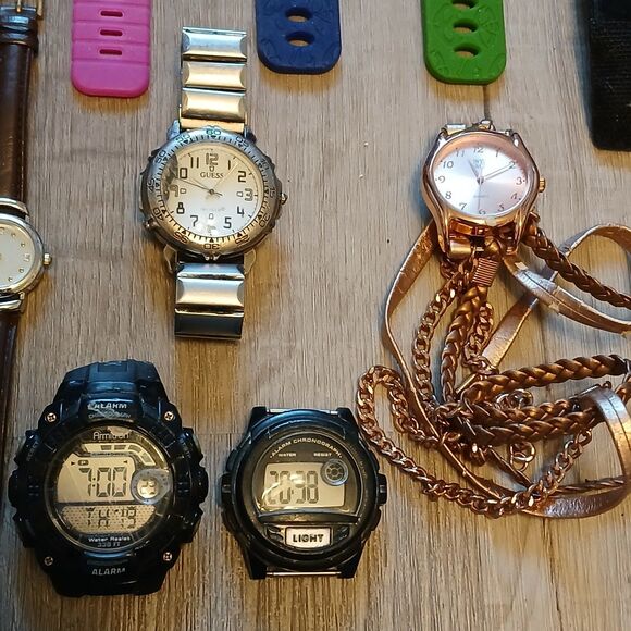 Lot 25+ Watches Parts Repair Untested Guess Skechers VTech Armitron Carriage main image 8